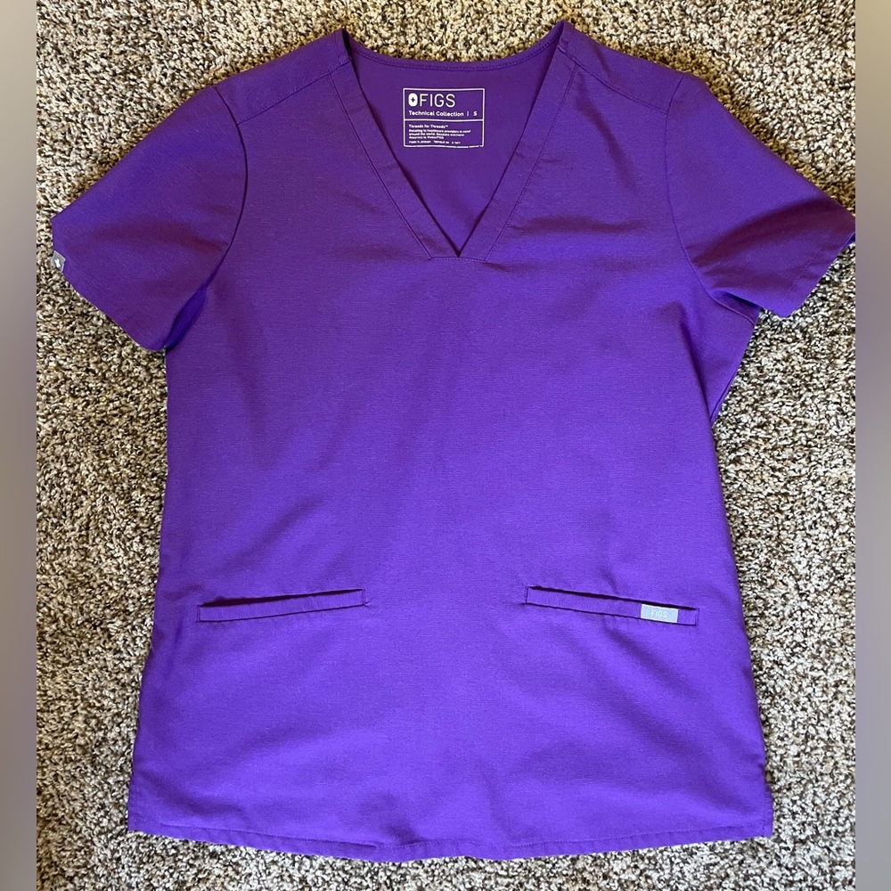 Figs Casma Scrub Top